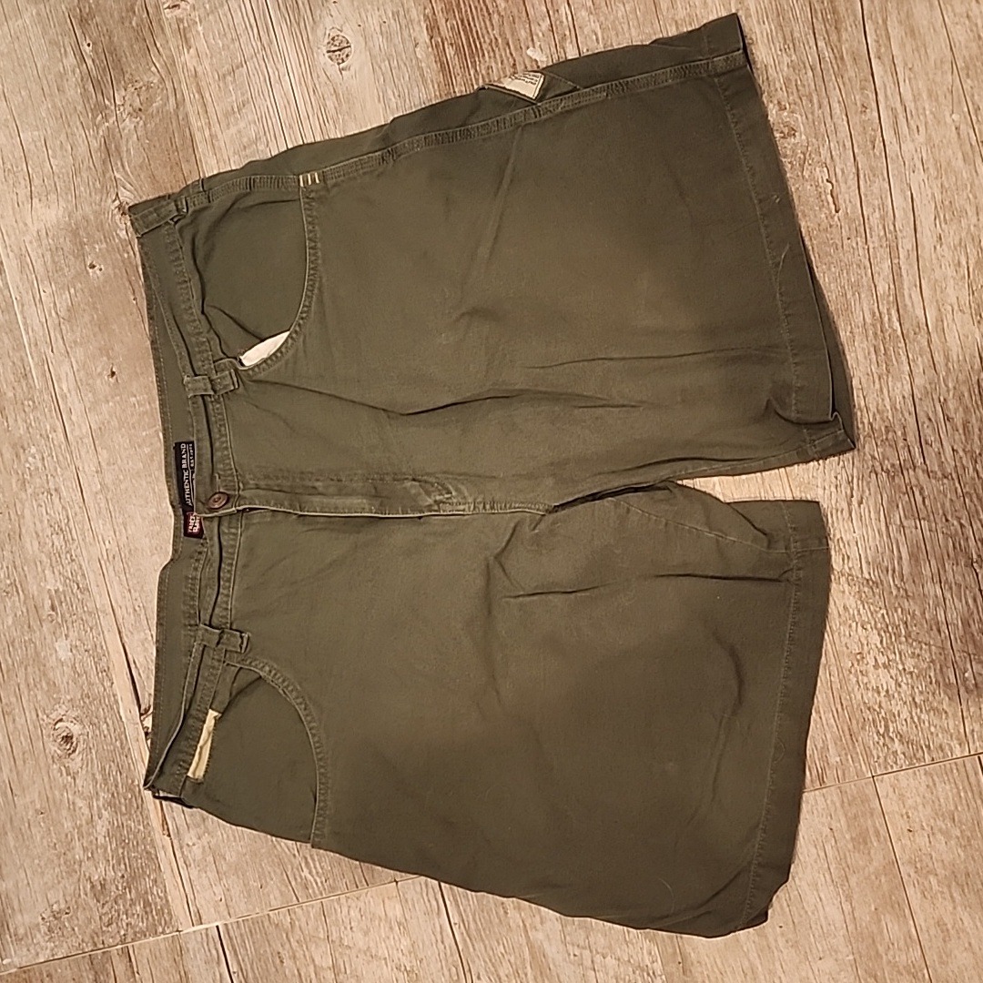 Green Mens Cargo Shorts